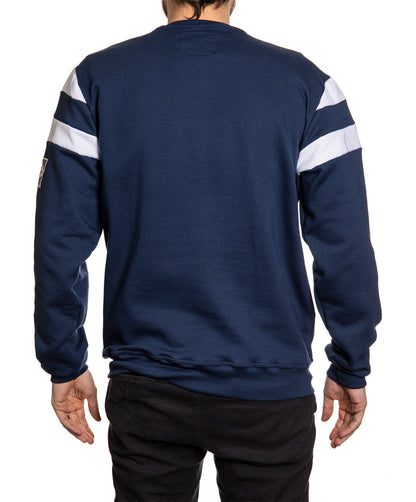 Toronto Maple Leafs Varsity Retro Style Crewneck Sweatshirt - www.Shopthatapp.com