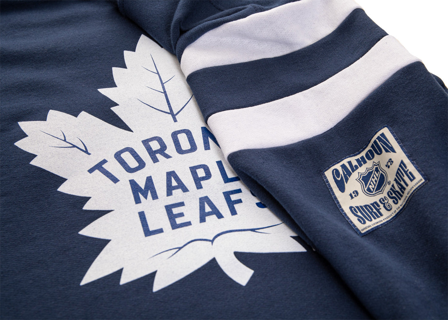 Toronto Maple Leafs Varsity Retro Style Crewneck Sweatshirt - www.Shopthatapp.com