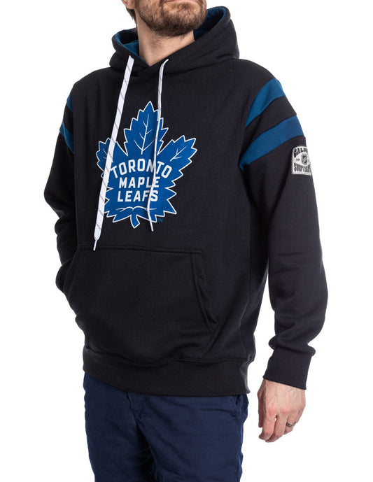 Toronto Maple Leafs Varsity Retro Style Hoodie - www.Shopthatapp.com