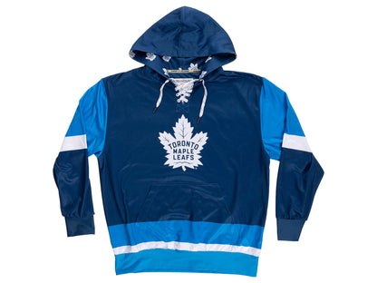 Toronto Maple Leafs Hockey Lace Hoodie - www.Shopthatapp.com