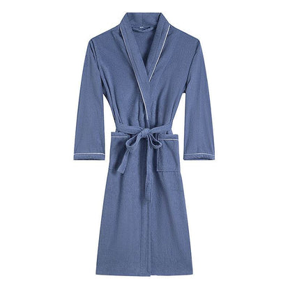 Towel Material Bathrobe Men's And Women's Pajamas - www.Shopthatapp.com #