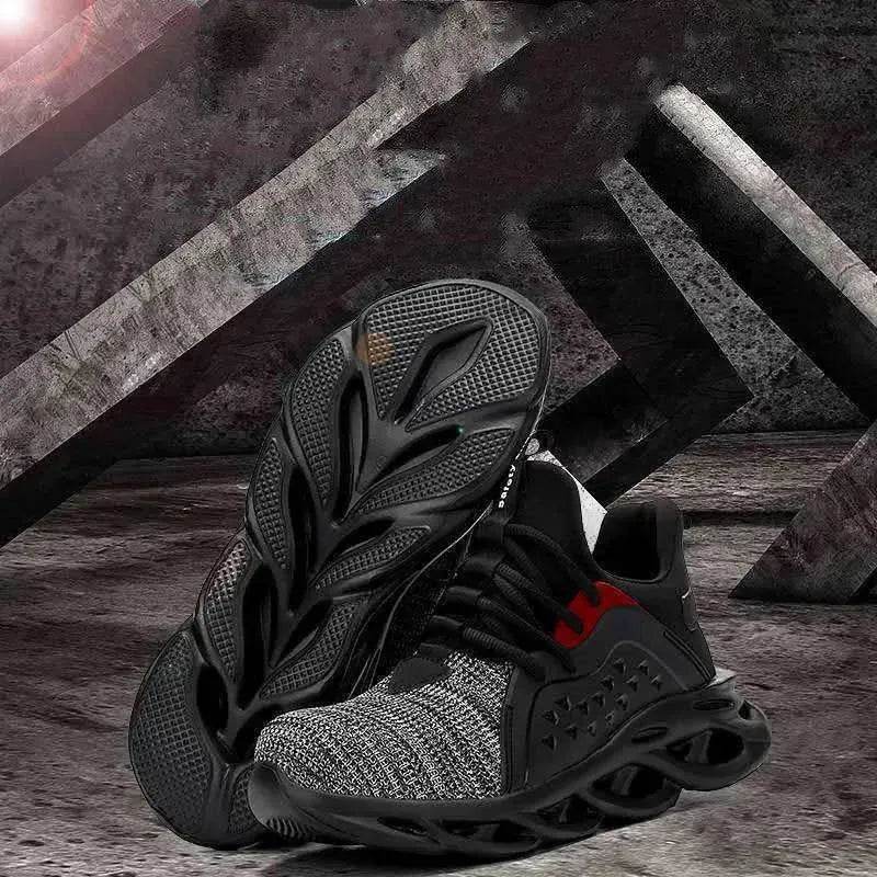Trainers Steel Toe Cap Breathable Lightweight Smash proof Safety Shoes - www.Shopthatapp.com