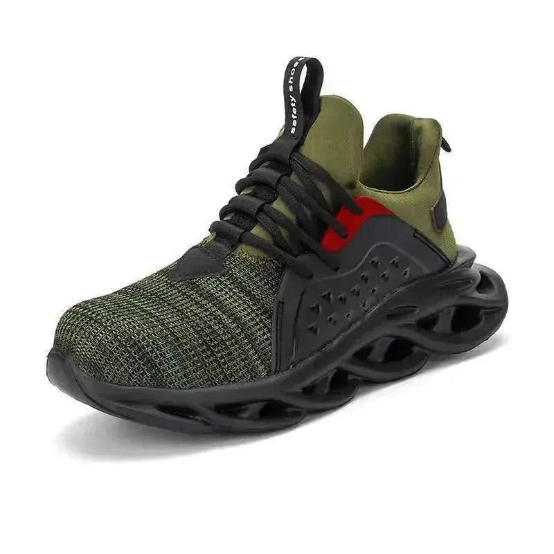 Trainers Steel Toe Cap Breathable Lightweight Smash proof Safety Shoes - www.Shopthatapp.com