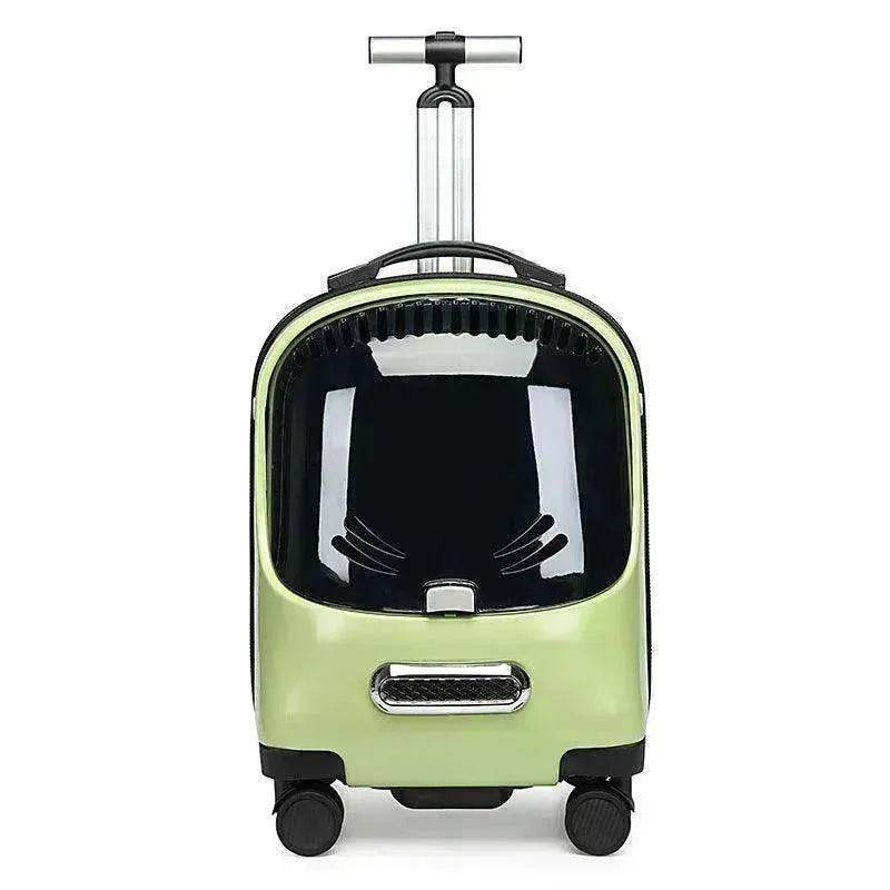Transparent Breathable Portable Bag Expandable Trolley Backpack - www.Shopthatapp.com