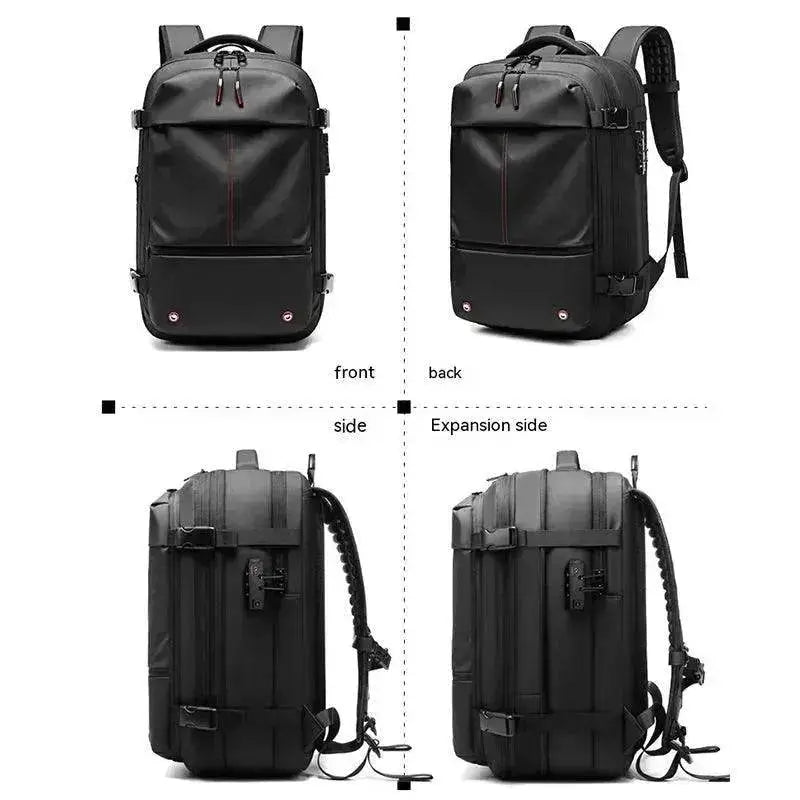 Travel Backpack Men's Business Multifunction Computer Bag Vacuum Compression Large-capacity Backpack - www.Shopthatapp.com