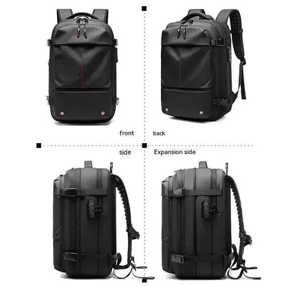 Travel Backpack Men's Business Multifunction Computer Bag Vacuum Compression Large-capacity Backpack - www.Shopthatapp.com