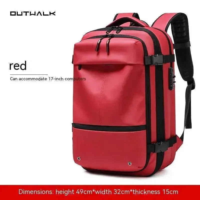 Travel Backpack Men's Business Multifunction Computer Bag Vacuum Compression Large-capacity Backpack - www.Shopthatapp.com
