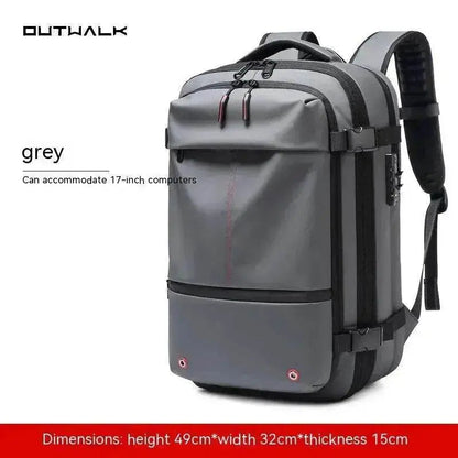 Travel Backpack Men's Business Multifunction Computer Bag Vacuum Compression Large-capacity Backpack - www.Shopthatapp.com
