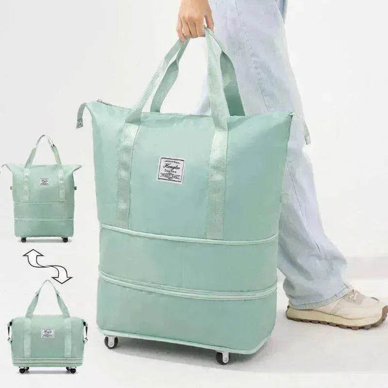 Travel Bag: Double-Layer Dry/Wet Separation - www.Shopthatapp.com