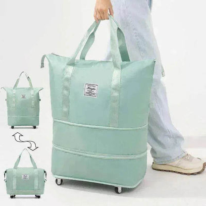 Travel Bag: Double-Layer Dry/Wet Separation - www.Shopthatapp.com