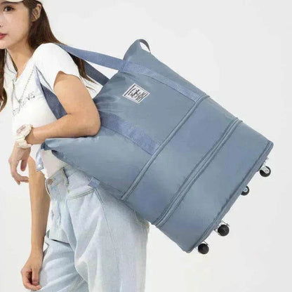 Travel Bag: Double-Layer Dry/Wet Separation - www.Shopthatapp.com