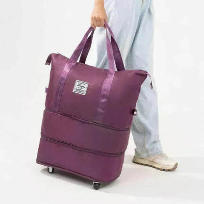 Travel Bag: Double-Layer Dry/Wet Separation - www.Shopthatapp.com