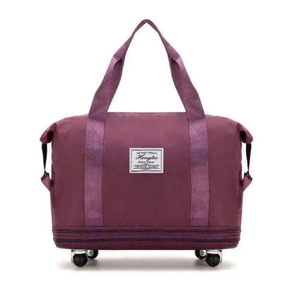 Travel Bag: Double-Layer Dry/Wet Separation - www.Shopthatapp.com