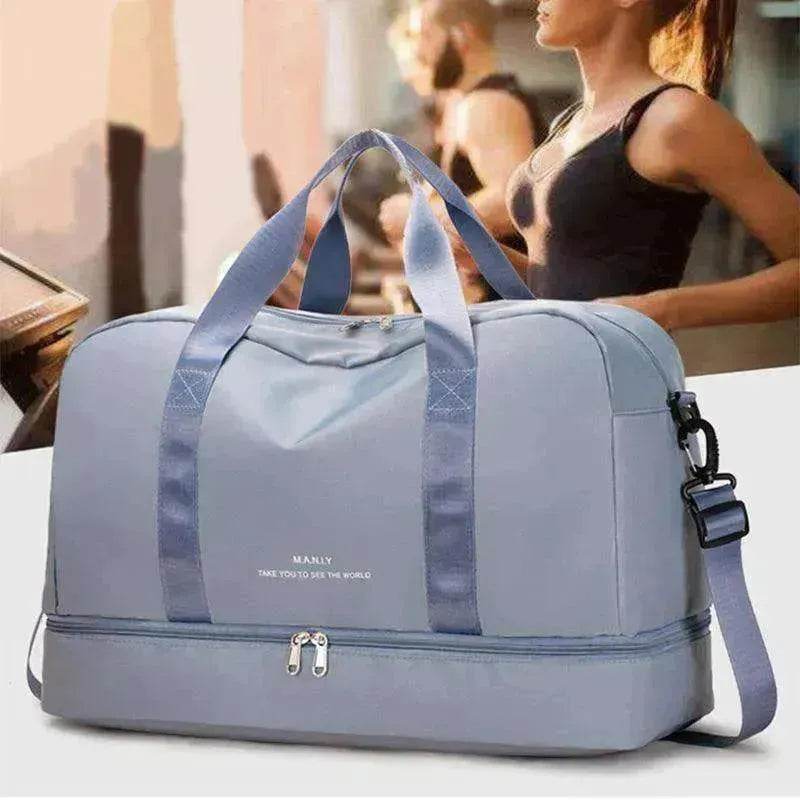 Travel Bag: Wet/Dry Separation Totes for Women - www.Shopthatapp.com