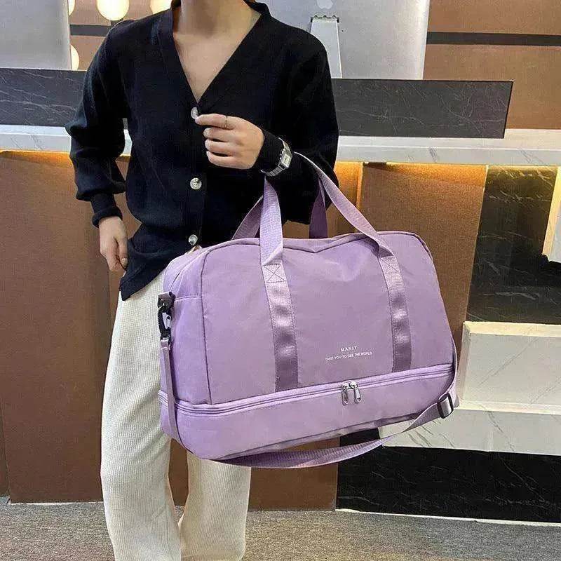 Travel Bag: Wet/Dry Separation Totes for Women - www.Shopthatapp.com