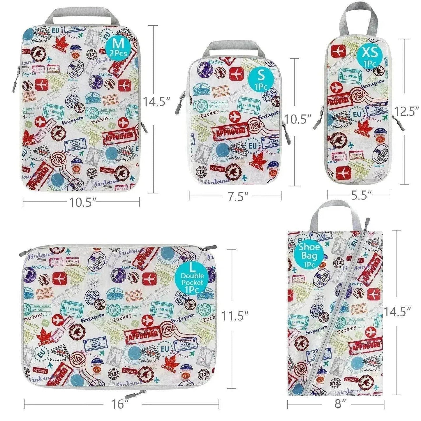 Travel Compression Storage Bag Four-piece Set - www.Shopthatapp.com