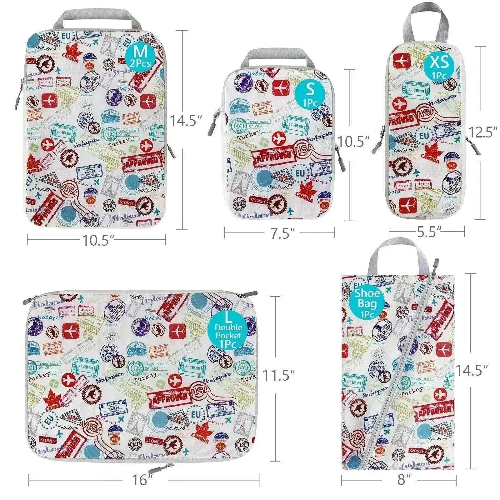 Travel Compression Storage Bag Four-piece Set - www.Shopthatapp.com