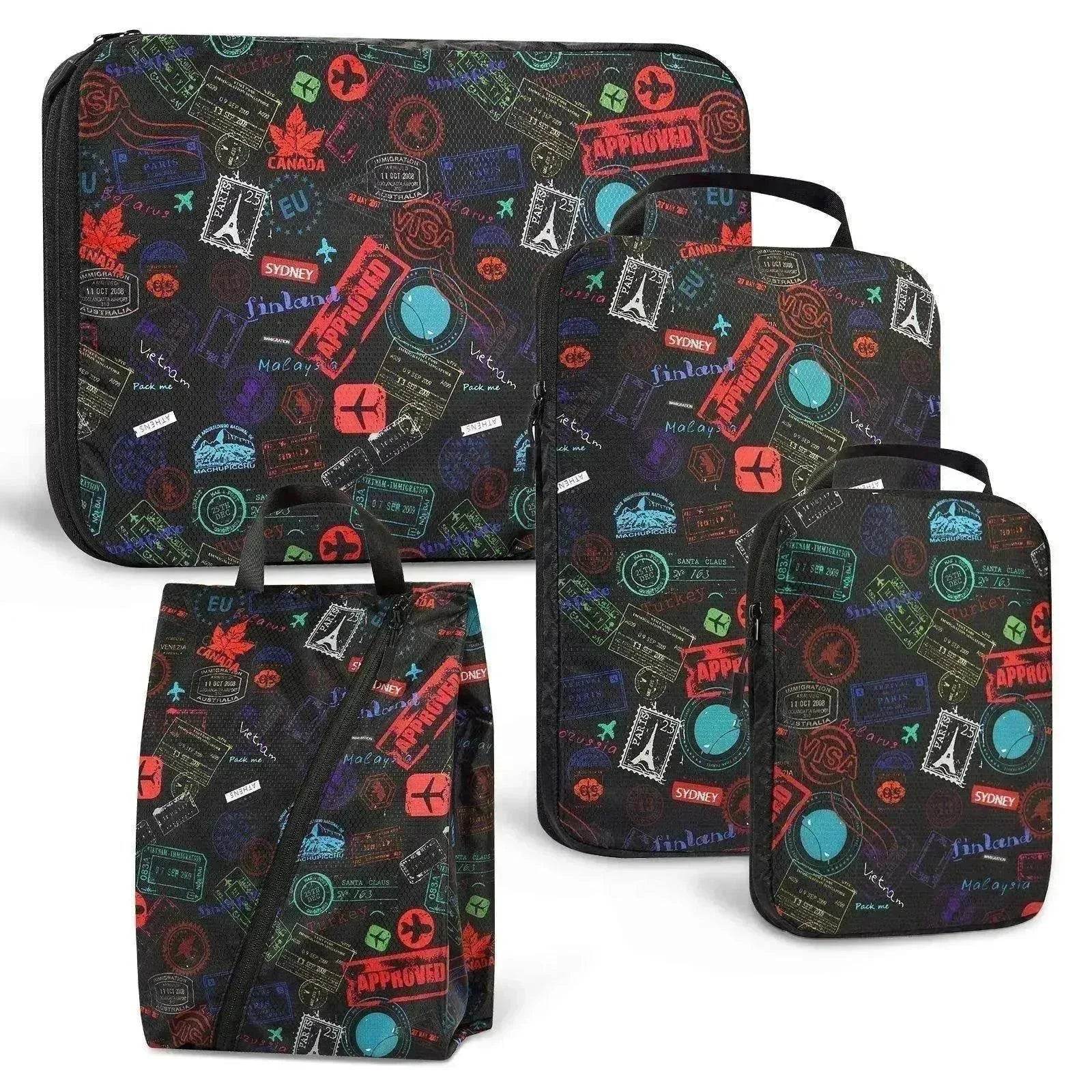 Travel Compression Storage Bag Four-piece Set - www.Shopthatapp.com