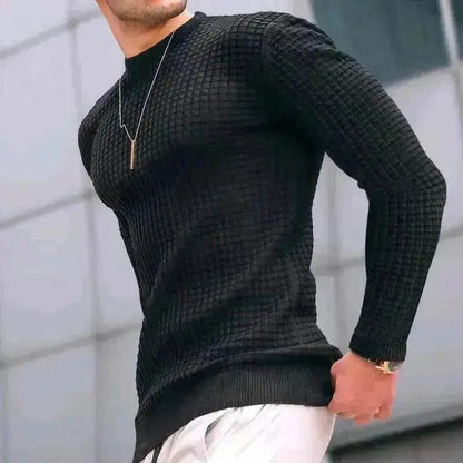 Trend Crew-neck Pullover Loose Knitted Long-sleeved Cotton Top - www.Shopthatapp.com