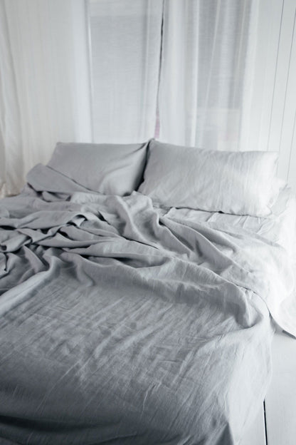 Trieste Sheet Set-Comforters blanket, etc.-www.Shopthatapp.com-Size:King-Color:Light Grey-Shop Linen Way