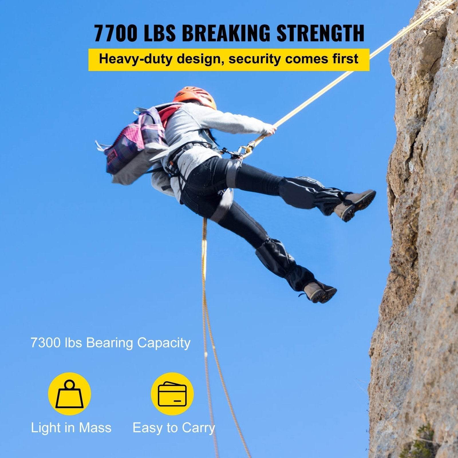 Twin Sheave Block And Tackle 1 2 X 200Ft Twin Sheave Block With Braid Rope 30-35KN 6600-7705LBS Double Pulley Rigging - www.Shopthatapp.com #