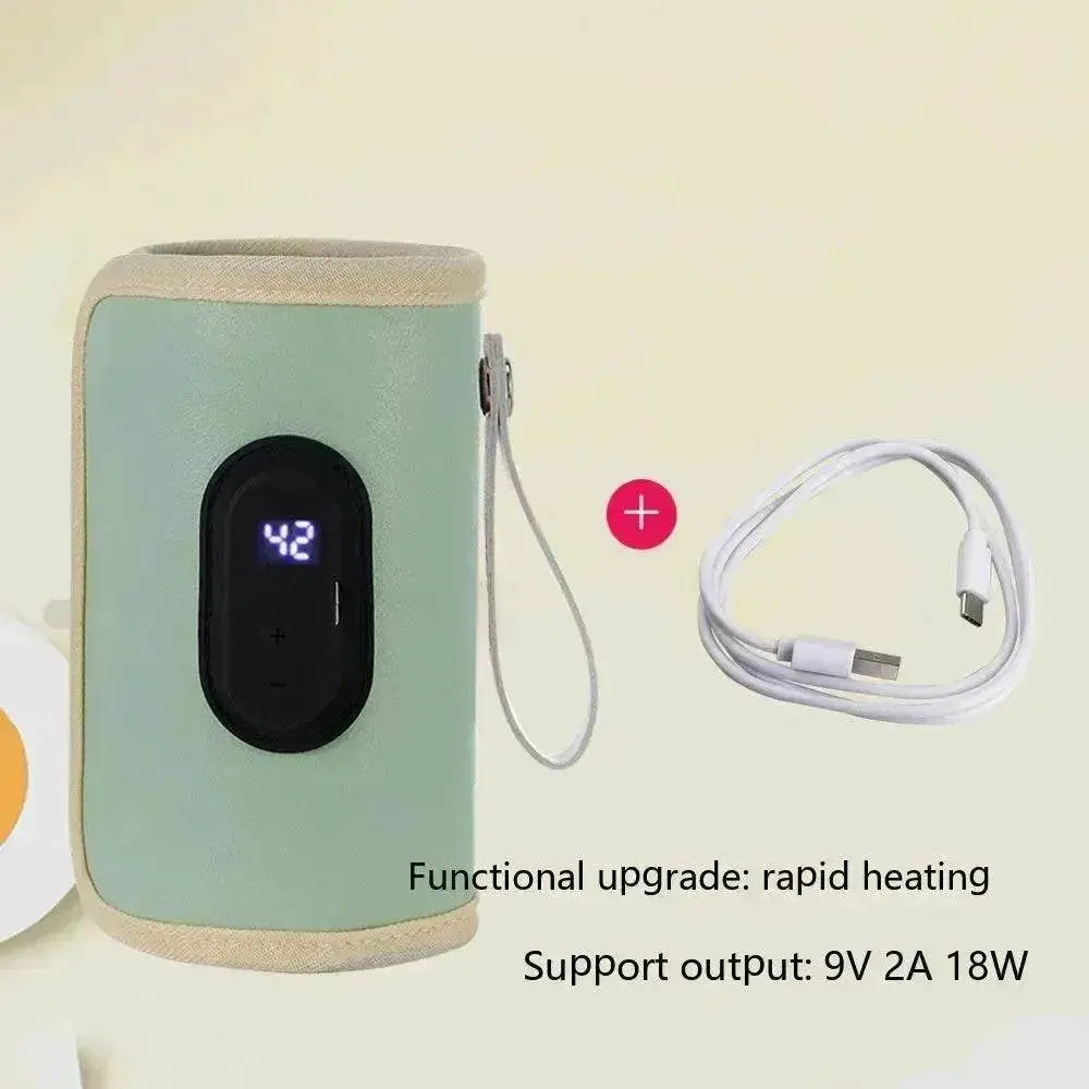USB Intelligent Temperature Control Portable Milk Bottle Insulation Cover - www.Shopthatapp.com