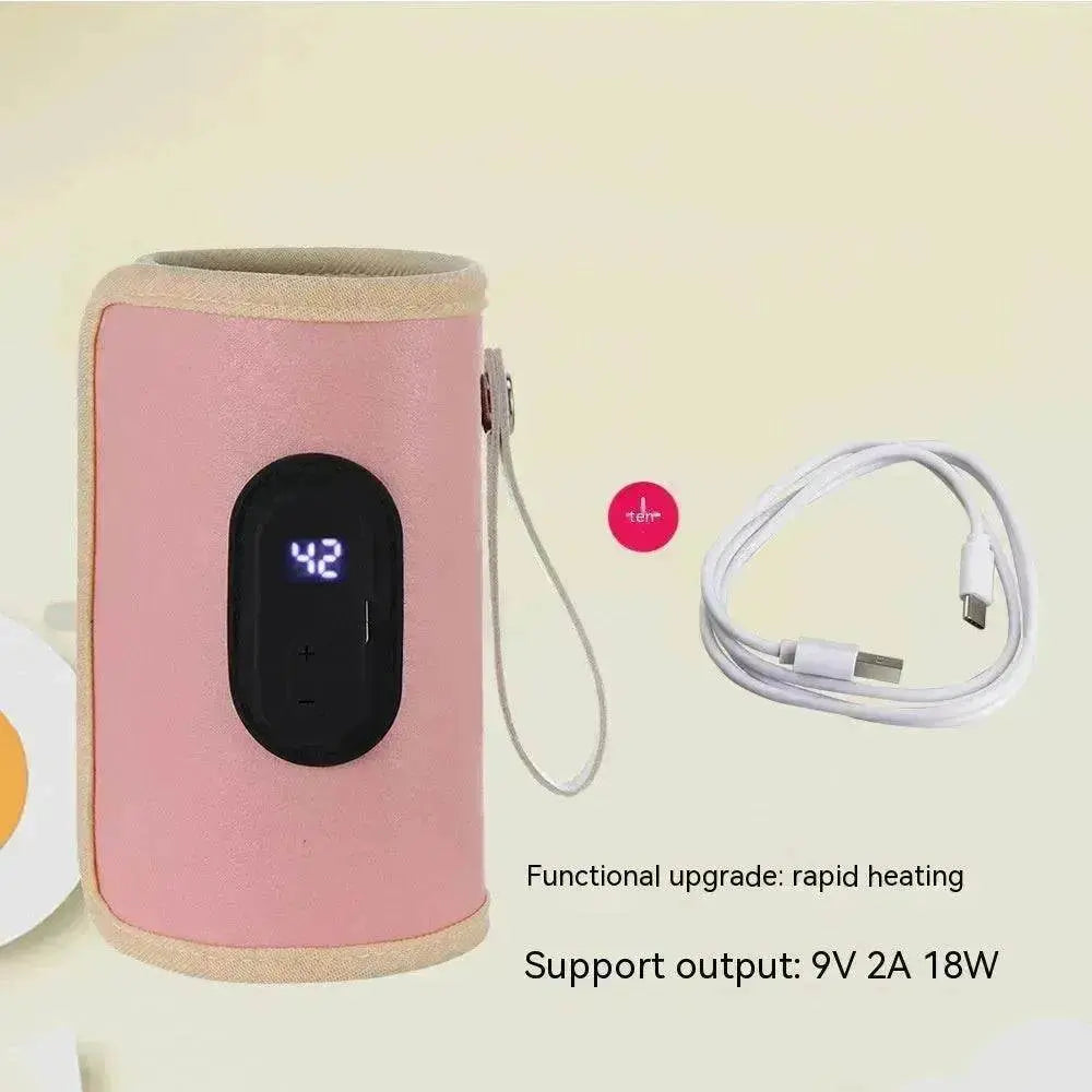 USB Intelligent Temperature Control Portable Milk Bottle Insulation Cover - www.Shopthatapp.com