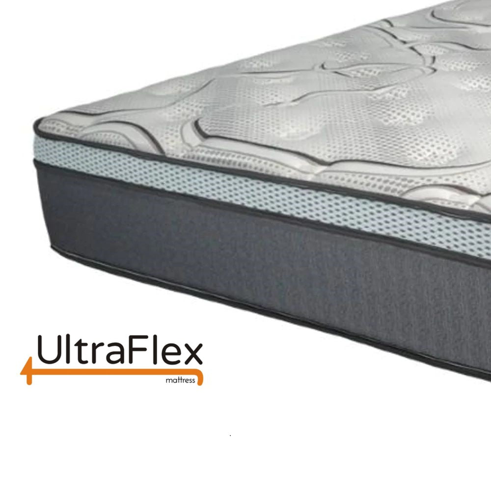 UltraFlex FANTASY Foam Encased Eurotop Pocket Coil Mattress (Made in Canada) - www.Shopthatapp.com