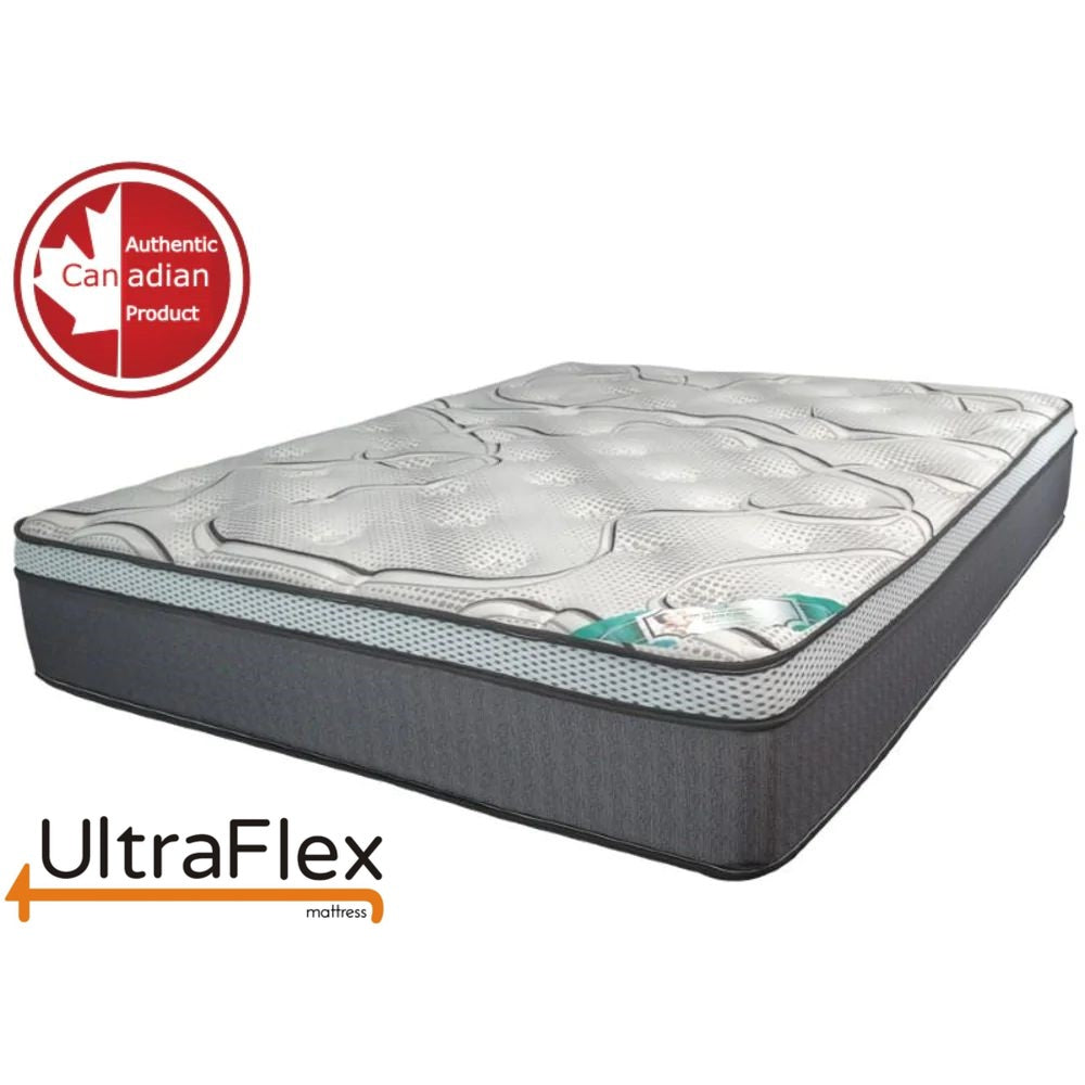 UltraFlex FANTASY Foam Encased Eurotop Pocket Coil Mattress (Made in Canada) - www.Shopthatapp.com