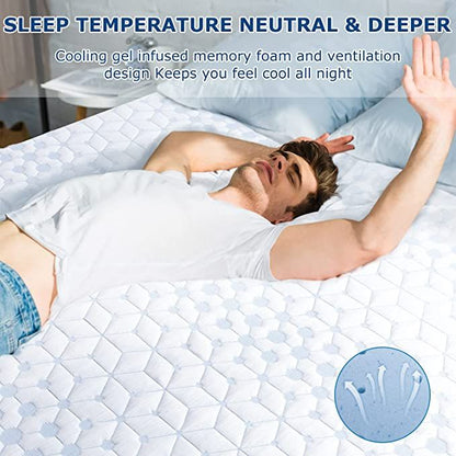 UltraFlex PLEASURE 10" Orthopedic, Cool Smart Gel Infused and Chill Memory Foam, Eco-friendly Mattress (Made in Canada) - www.Shopthatapp.com