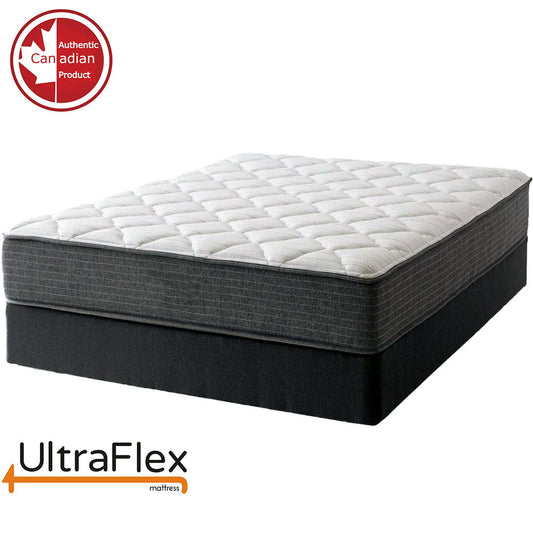UltraFlex ASPIRE- Supportive Medium-Firm Foam Mattress with Cool Gel Memory Foam for Pressure Relief, with Waterproof Protector. Made in Canada. - www.Shopthatapp.com