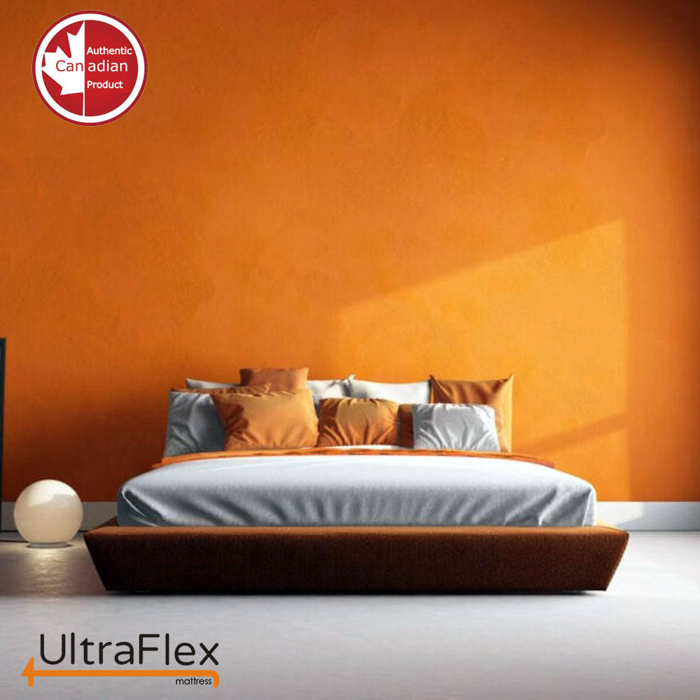 UltraFlex ASPIRE- Supportive Comfort Foam Mattress for Pressure Relief, Cool Sleep, Medium Firmness, Eco-Friendly Mattress With Premium Cool Gel Memory Foam (Made in Canada) - www.Shopthatapp.com