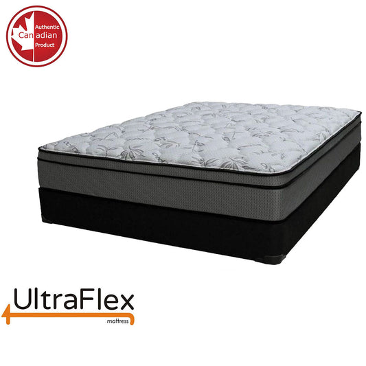 UltraFlex DYNASTY- Firm Orthopedic Spinal Care, Posture Support, Pressure Relief & Cooler Sleep, Natural Heavy-Duty and High-Density Foam, Eco-Friendly Mattress (Made in Canada) - www.Shopthatapp.com