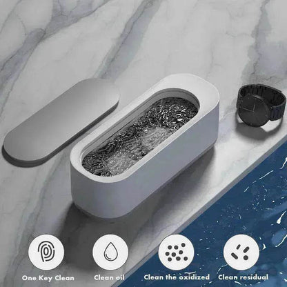 Ultrasonic Clean Machine High Freq Wash Jewelry Watch Ring Dental Cleaner - www.Shopthatapp.com