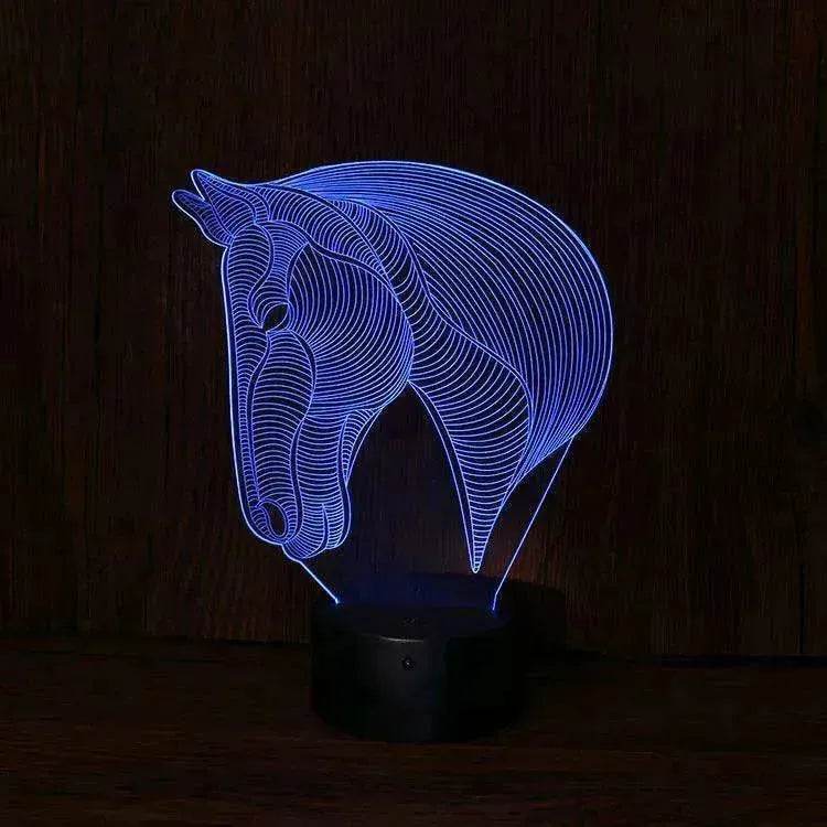Unique Design of Horse's head LED night lights - www.Shopthatapp.com
