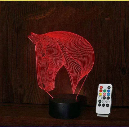 Unique Design of Horse's head LED night lights - www.Shopthatapp.com