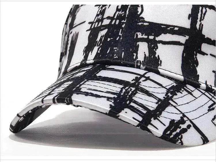 Unisex Black And White Mesh Sun Visor Hot Style Caps - www.Shopthatapp.com #