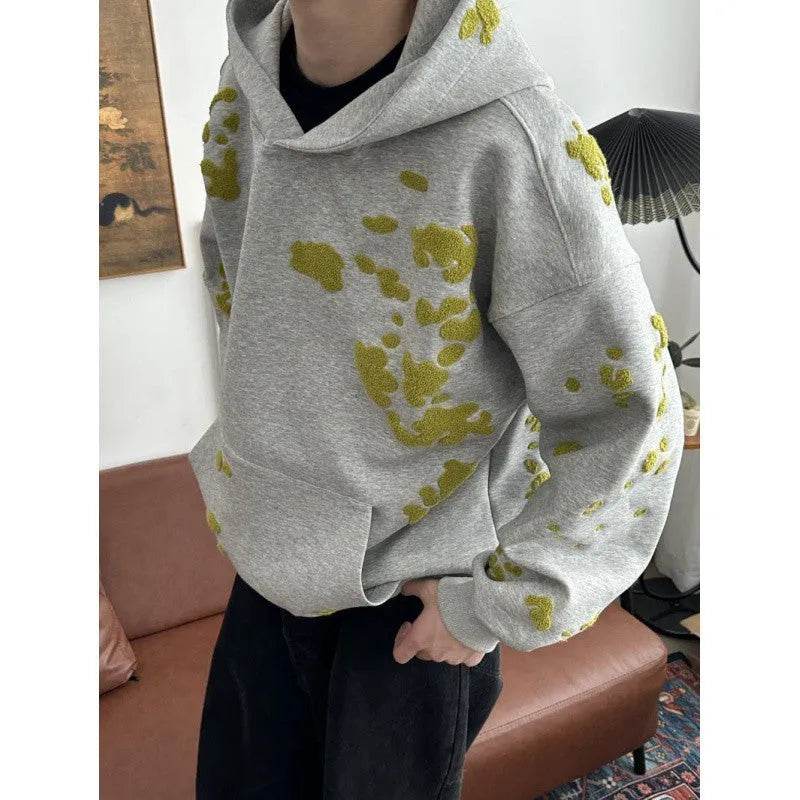 Unisex Cotton Air Layer Moss Hoodie Sweatshirt  Pullover - www.Shopthatapp.com #