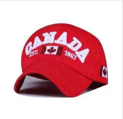 Unisex Embroidery Duck Tongue Canada Hat - www.Shopthatapp.com #