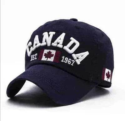 Unisex Embroidery Duck Tongue Canada Hat - www.Shopthatapp.com #
