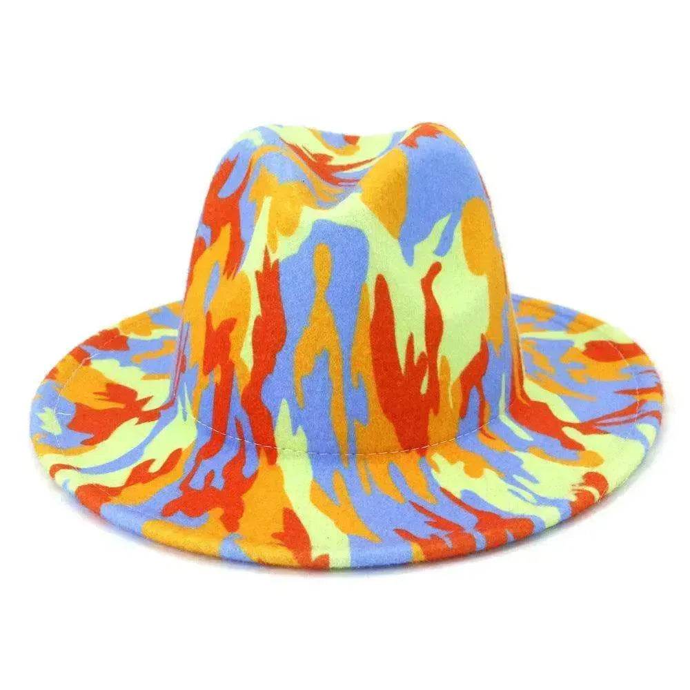 Unisex  Graffiti Big Brim Korean Style Fashion Hat - www.Shopthatapp.com #