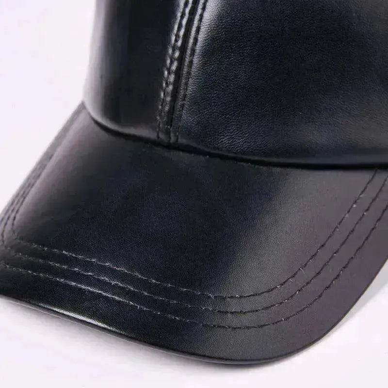 Unisex Leather Sheepskin Thickened Warm Hat - www.Shopthatapp.com