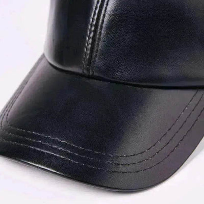 Unisex Leather Sheepskin Thickened Warm Hat - www.Shopthatapp.com