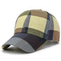 Unisex Outdoor Plaid Print Baseball Style Hat - www.Shopthatapp.com