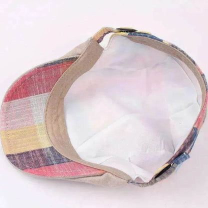 Unisex Peaked Stylish Plain Weave Sun Hat - www.Shopthatapp.com