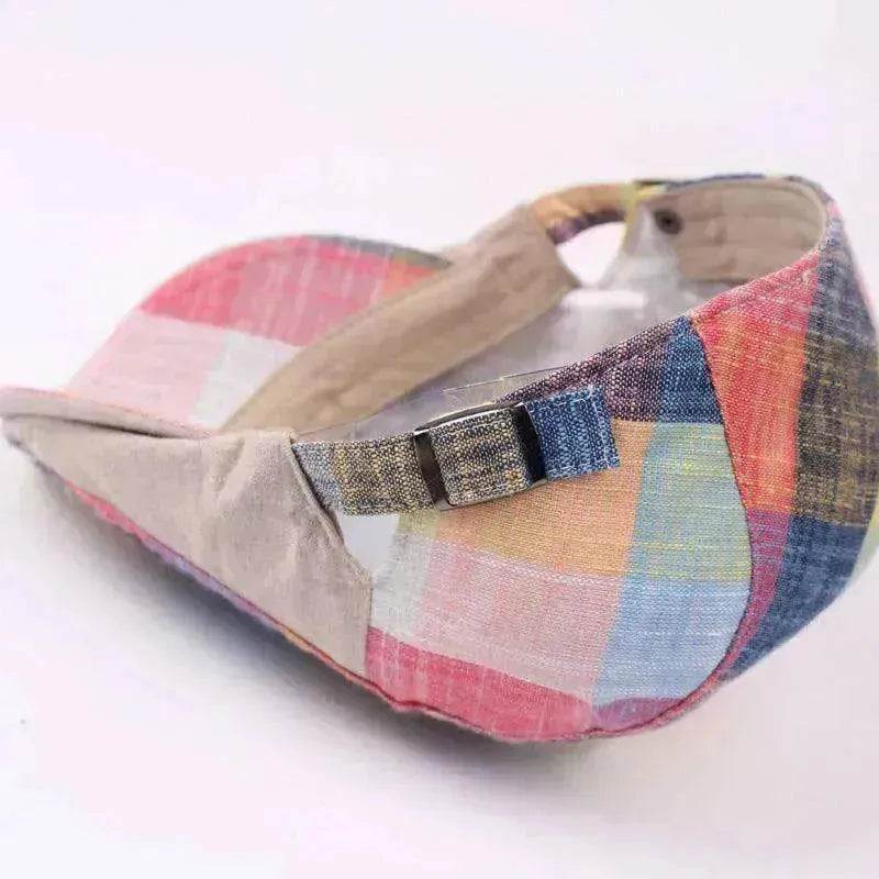 Unisex Peaked Stylish Plain Weave Sun Hat - www.Shopthatapp.com