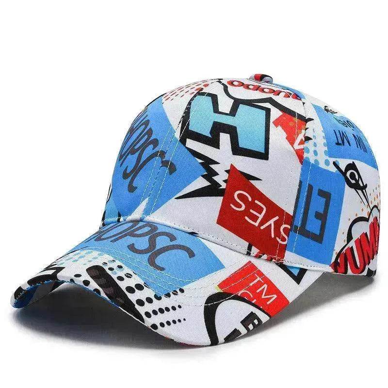 Unisex Ruili Style Trend Print Element  Unique Designs Hat - www.Shopthatapp.com