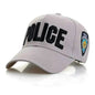 Unisex Spring And Summer Adjustable Letters Police Cap - www.Shopthatapp.com