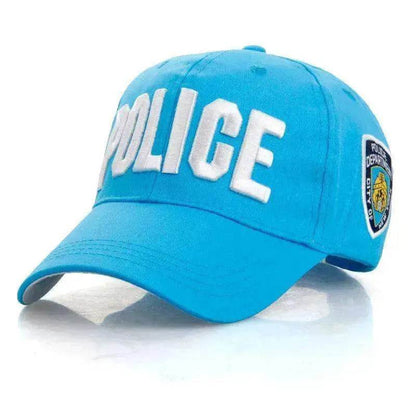 Unisex Spring And Summer Adjustable Letters Police Cap - www.Shopthatapp.com