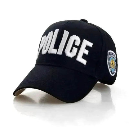 Unisex Spring And Summer Adjustable Letters Police Cap - www.Shopthatapp.com #